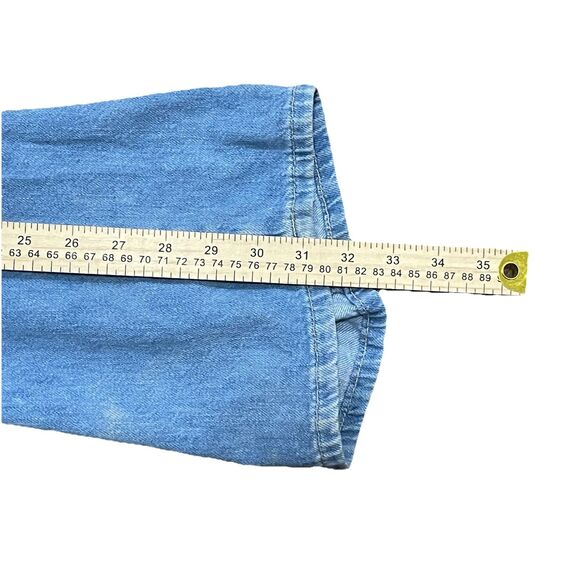 Massimo Dutti Women’s Straight Leg Denim Jeans Size 6 High Rise Stove Pipe Style - Picture 12 of 12